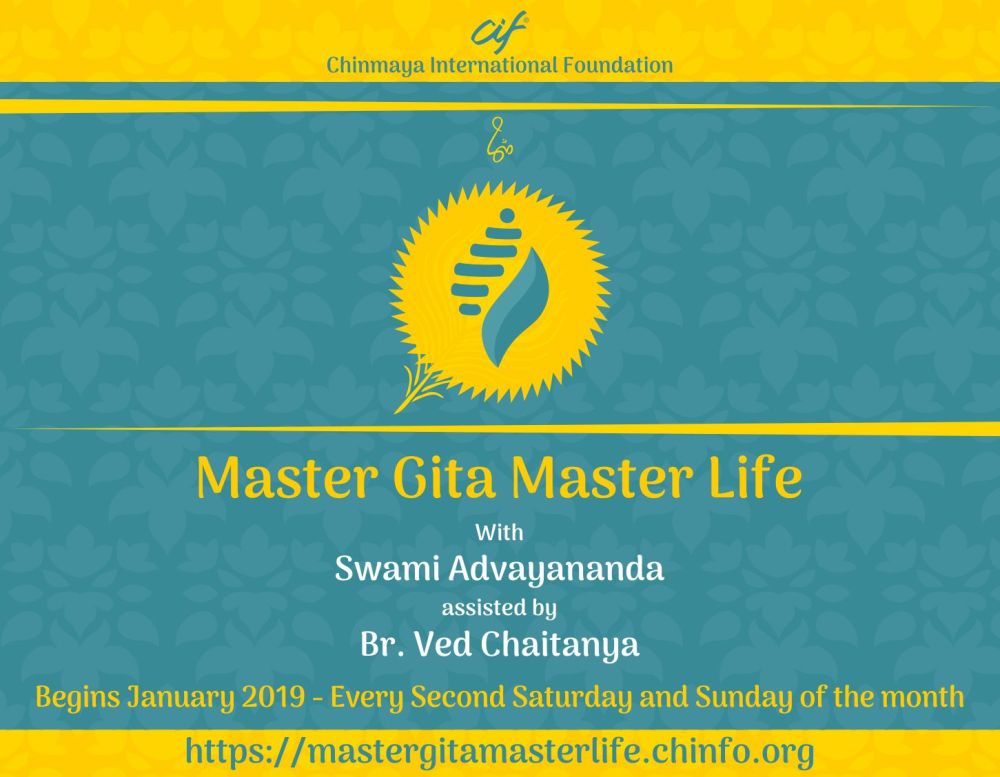 Master Gita Master Life banner